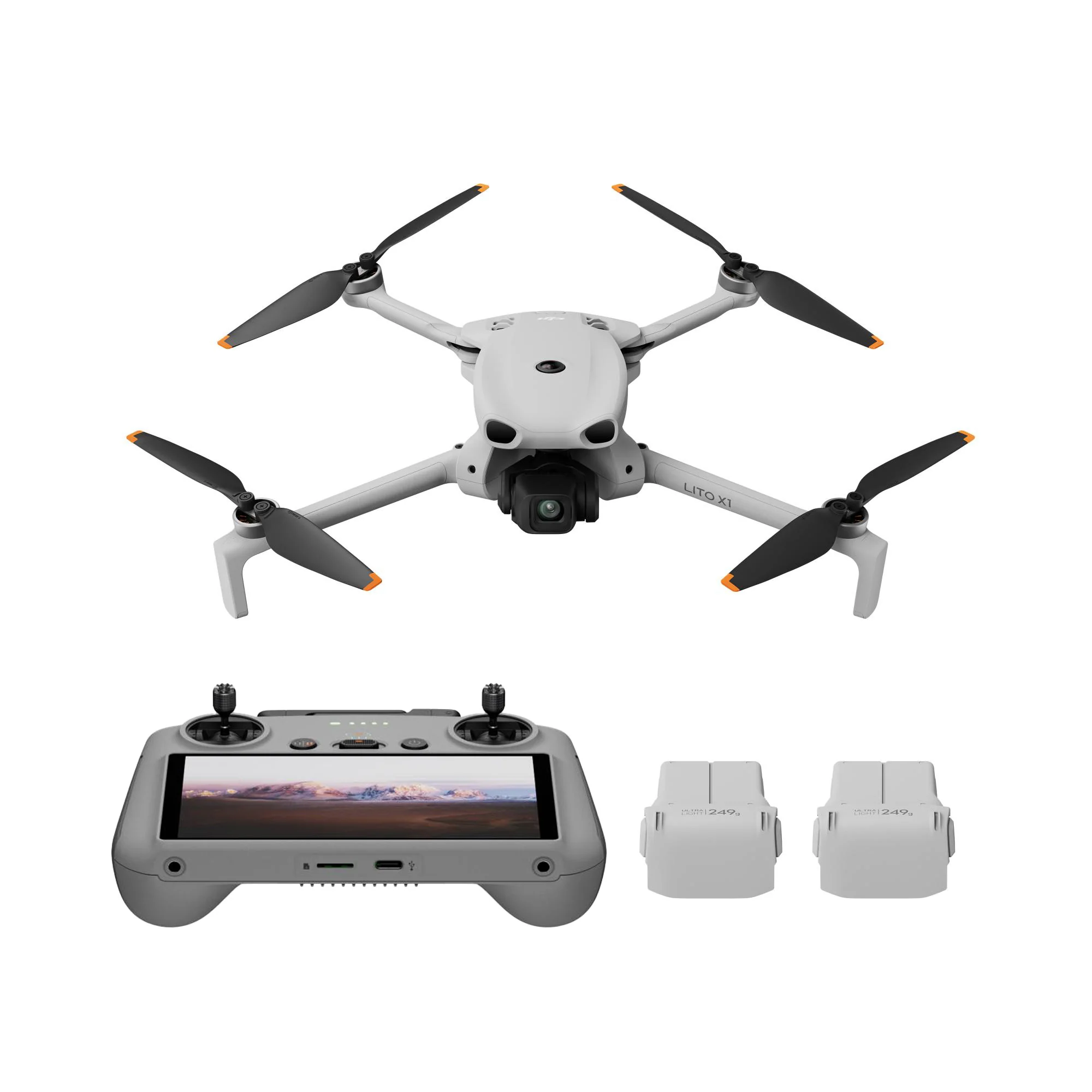 DJI Lito X1 Drone Fly More Combo with RC 2 Controller