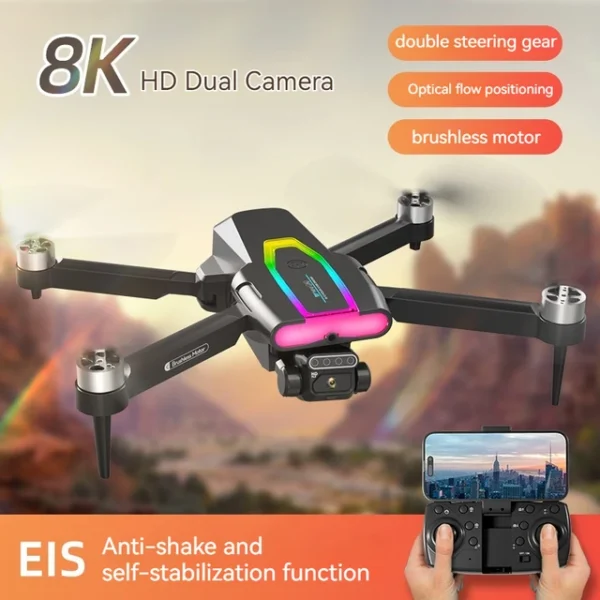 New F199 Drone with 4 sided Sensor Dual battery