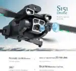 S151 Mini Rc Drone 4K Profesional With ESC Three HD Camera Intelligent Obstacle Avoidance Drone RC Plane Brushless Motor Drones - Image 2