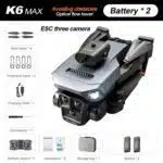 K6 Max Drone with Brushless Motor,Ultra Wide Camera 2024 - Image 2