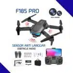 New F185 Pro Fold Rc Drone 4k Hd Dual Camera Wifi Aerial Photography Intelligent Obstacle Avoidance Quadcopter Toy Kid's Gift