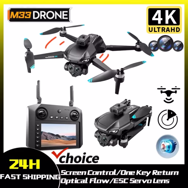 M33 Max Drone 4K HD Camera RC Remote
