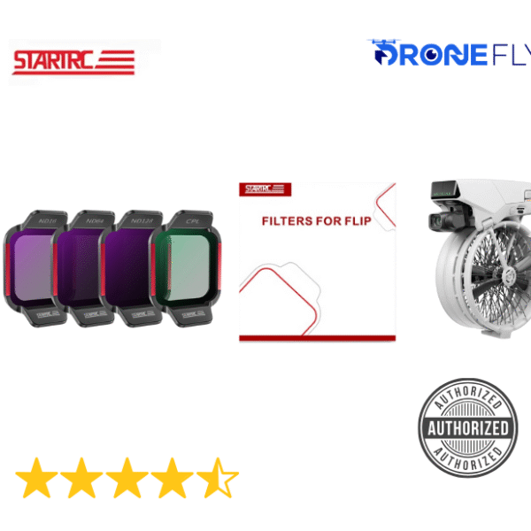 DJI Flip 4-Pack Filters Set  (CPL/ ND16/64/128)