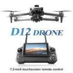 D12 Drone 8k Camera with 3 axis Gimbal - Image 2